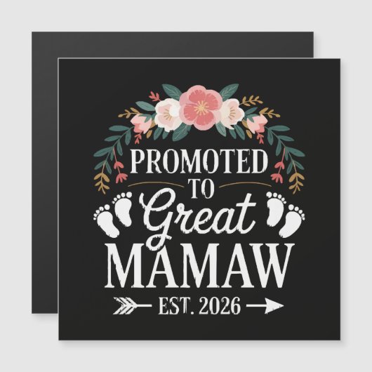 Vrouwen gepromoveerd tot geweldige Mamaw (Voorkant / Achterkant)