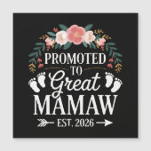 Vrouwen gepromoveerd tot geweldige Mamaw (Voorkant)