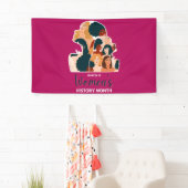 Vrouwen Geschiedenis Maand 2026 Spandoek (Insitu)