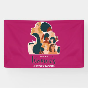 Vrouwen Geschiedenis Maand 2026 Spandoek