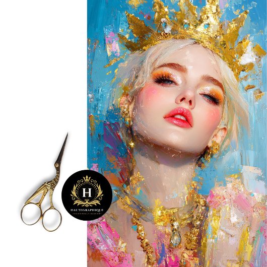 Vrouwen Geschiedenis Maand Abstracte Queen Decoupa Tissuepapier