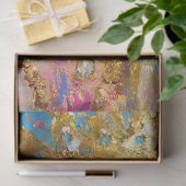 Vrouwen Geschiedenis Maand Abstracte Queen Decoupa Tissuepapier (Geschenk)