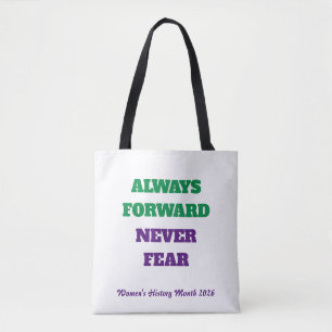 Vrouwen Geschiedenis Maand Altijd Vooruit Nooit An Tote Bag
