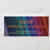 Vrouwen Geschiedenis Maand Flat Kaart (Achterkant)