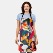 Vrouwen geschiedenis maand schattig meisje all ove schort (Gedragen)