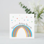 Vrouwen Geschiedenis Maand Wenskaart (Staand voorkant)