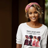 Vrouwen Geschiedenis Maand Wereldwijde Vrouwen Roz T-shirt