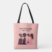 Vrouwen Geschiedenis Maand Wereldwijde Vrouwen Roz Tote Bag (Achterkant)