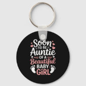 Vrouwen geslacht onthullen, binnenkort tante van e sleutelhanger (Voorkant)