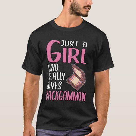 Vrouwen geven gewoon een meisje dat echt van Backg T-shirt (Voorkant)