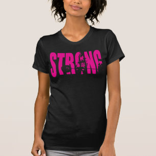 Vrouwen Gewichtheffen Motivatie - STRONG T-shirt