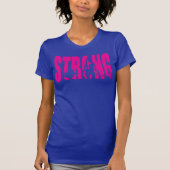 Vrouwen Gewichtheffen Motivatie - STRONG T-shirt (Voorkant)