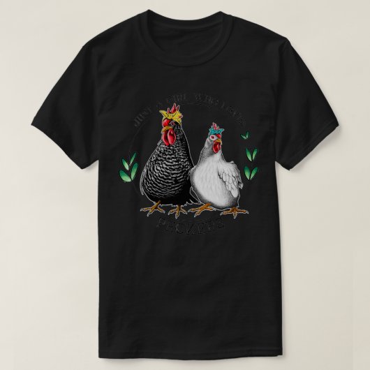 Vrouwen gewoon een meisje die houdt van pikkels gr t-shirt (Design voorkant)