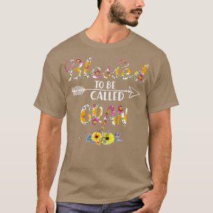 Vrouwen Gezegd om GRAN Moederdag flo te heten T-shirt