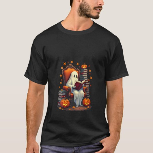 Vrouwen Ghost Book Reader Lezen Boek Liefhebber Do T-shirt (Voorkant)