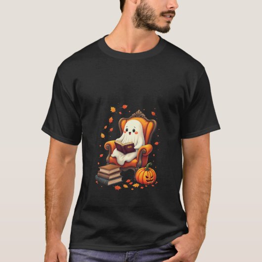 Vrouwen Ghost Book Reader Lezen Boek Liefhebber Do T-shirt (Voorkant)
