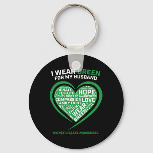 Vrouwen Gifts Echtgenoot Niertransplantatie Ziekte Sleutelhanger