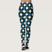 Vrouwen Gingham Summer Schattige Leggings (Achterkant)