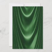 Vrouwen Glam Emerald Groen Goud 50e Verjaardag Kaart (Achterkant)