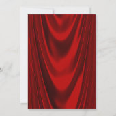 Vrouwen Glam Rood Goud 50e Verjaardag Kaart (Achterkant)