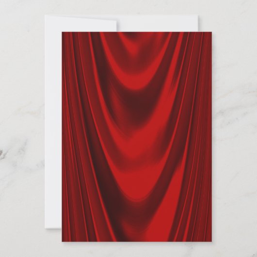 Vrouwen Glam Rood Goud 50e Verjaardag Kaart (Achterkant)