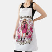 vrouwen glam stijl schort (Insitu)
