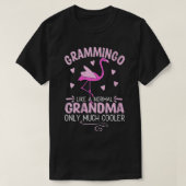 Vrouwen GLAMMINGO als normale grootmoeder maar vee T-shirt (Design voorkant)