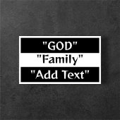 Vrouwen God Familie Slim Fit T-shirt