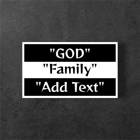 Vrouwen God Familie Slim Fit T-shirt