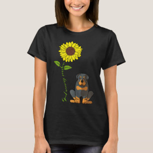 Vrouwen Goedemorgen Zonneschijn Rottweiler Moeder  T-shirt