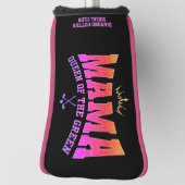 Vrouwen Golf MAMA KONINGIN VAN DE GROENE Custom PU Golfheadcover (Draai 90)