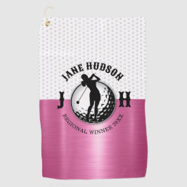 Vrouwen Golf Monogram Ontwerp Golfhanddoek
