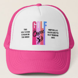 Vrouwen GOLF QUEEN Custom Trucker Pet