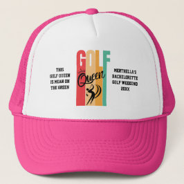 Vrouwen GOLF QUEEN Custom Trucker Pet