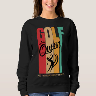 Vrouwen GOLF QUEEN Kleuren Custom Name Trui