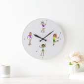 Vrouwen Golfers Fun Wall Clock Grote Klok (Huis)