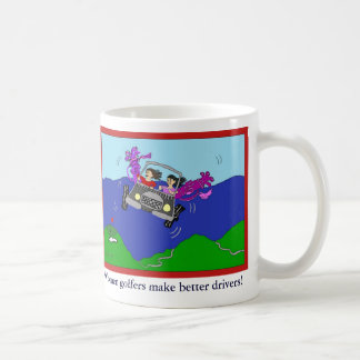 Vrouwen Golfers maken betere Cartoon Mok