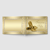 Vrouwen Gouden Schoenen 50ste Verjaardag Party Gas Gastenboek (Volledig)