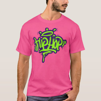 Vrouwen Graffiti Schrijven Urban Hip Hop Graphic T-shirt
