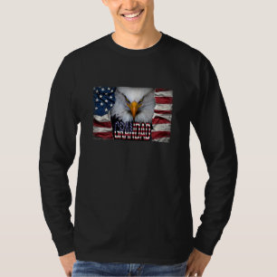 Vrouwen Grandad Eagle American Bald Eagle Eyes T-shirt