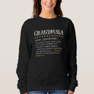Vrouwen Grandmala Definitie Leuke Moeder Oma Moth Trui