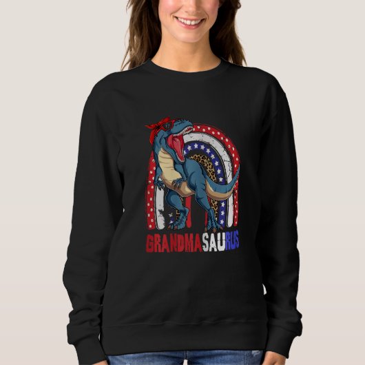 Vrouwen Grandmasaurus rex dinosaurus oma saurus 4 Trui (Voorkant)