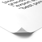 Vrouwen Granny Definition Grandma Gift Poster (Hoek)