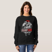 Vrouwen Granny Saurus Dinosaur Grannysaurus Rex Trui (Voorkant volledig)