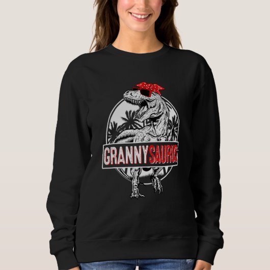 Vrouwen Granny Saurus Dinosaur Grannysaurus Rex Trui (Voorkant)