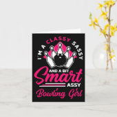 Vrouwen Grappig Bowling Lover Bowler Bowlers Bowli Kaart (Gele Bloem)