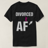 Vrouwen Grappig Echtscheiding Shirt Echtscheiding  (Design voorkant)
