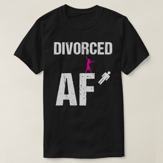 Vrouwen Grappig Echtscheiding Shirt Echtscheiding  (Design voorkant)