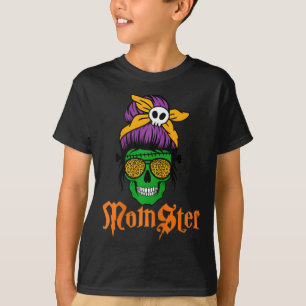 Vrouwen Grappig Enge Monster Mama-ster Monster Sku T-shirt