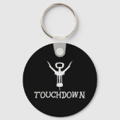 Vrouwen Grappig Football Touchdown Wijnfles Opener Sleutelhanger (Voorkant)